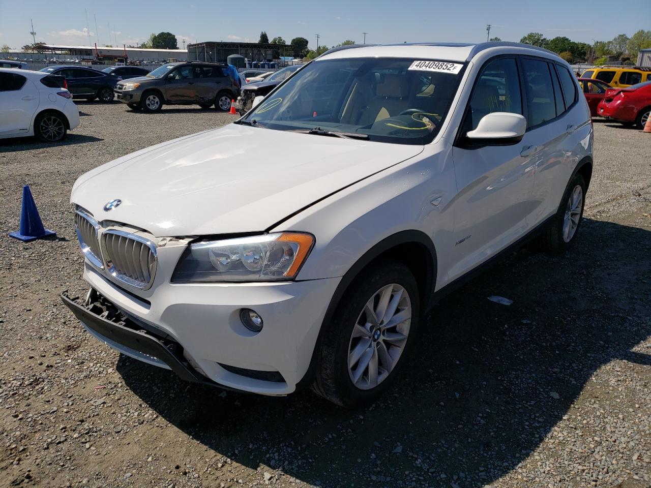 Photo 2 from auction – 2014 BMW X3 XDRIVE2 with VIN 5UXWX9C58E0D25439