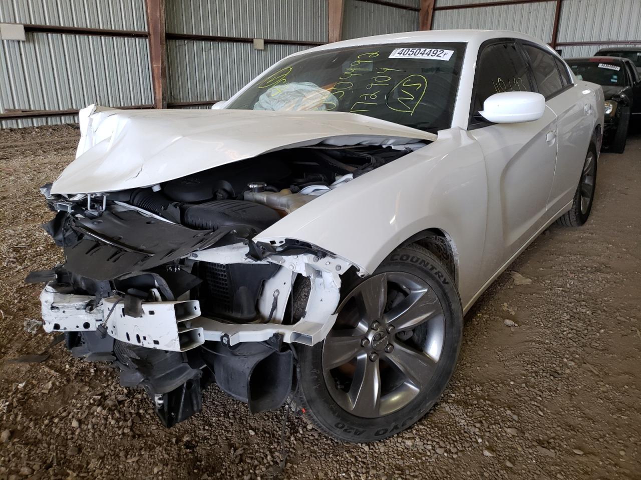 Photo 2 from auction – 2016 DODGE CHARGER SX with VIN 2C3CDXHG5GH172904