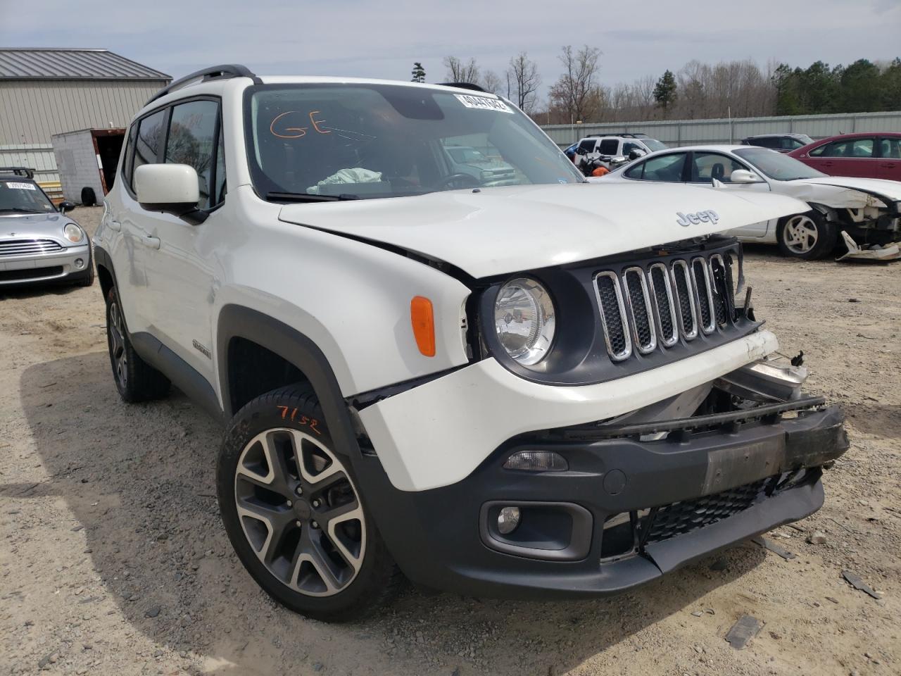 JEEP RENEGADE L 2017 with VIN ZACCJBBB8HPG53234 - Photo from auction