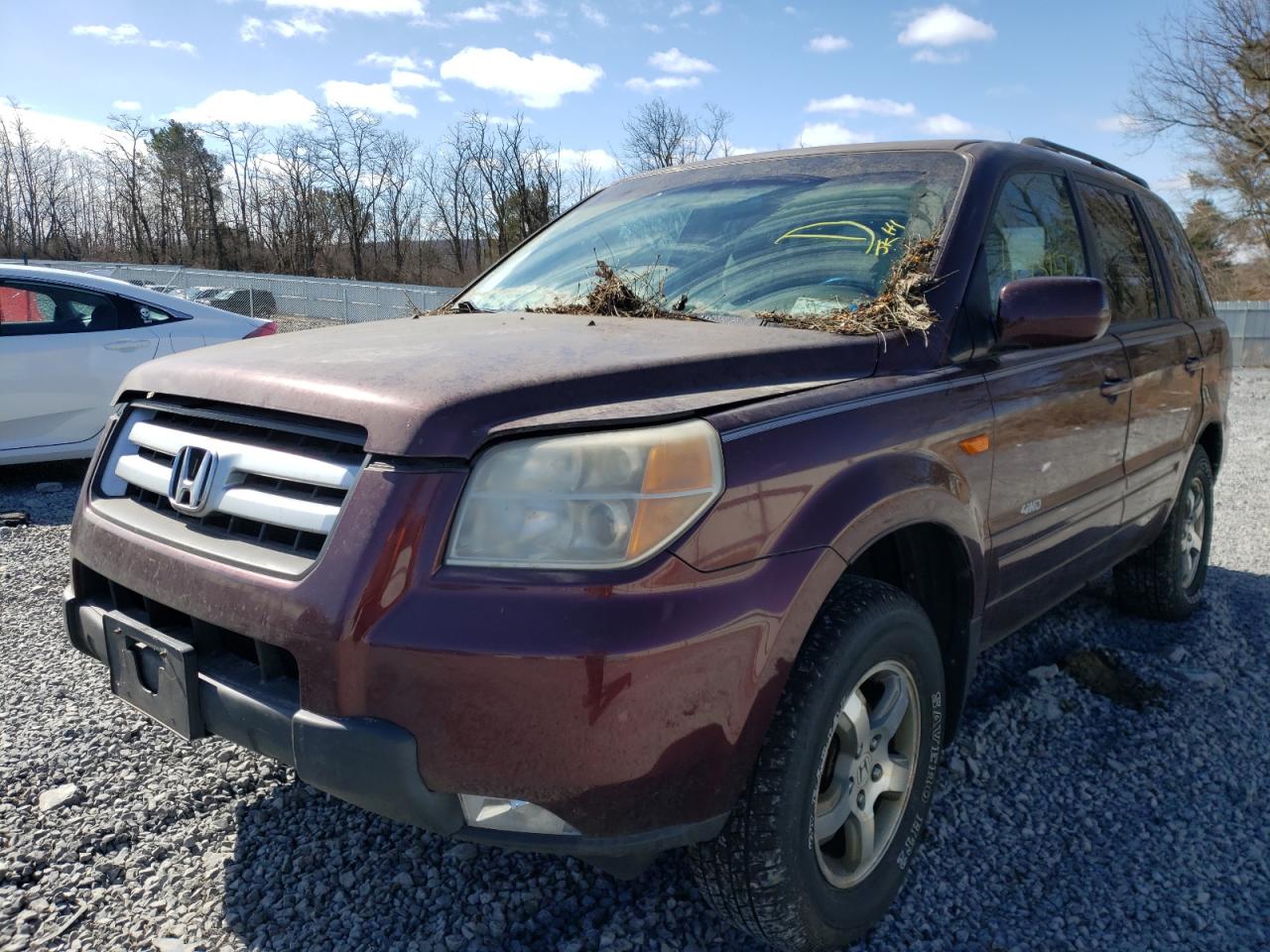Photo 2 from auction – 2008 HONDA PILOT SE with VIN 5FNYF18338B010475