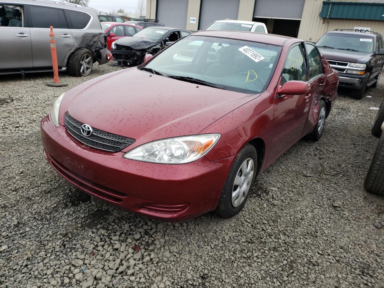 Photo 2 from auction – 2003 TOYOTA CAMRY LE with VIN 4T1BE32K13U200422