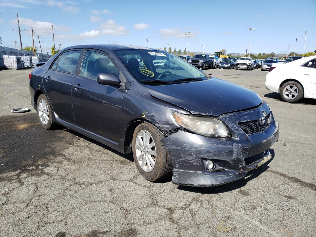 TOYOTA COROLLA 2010 with VIN 2T1BU4EE3AC405625 - Photo from auction