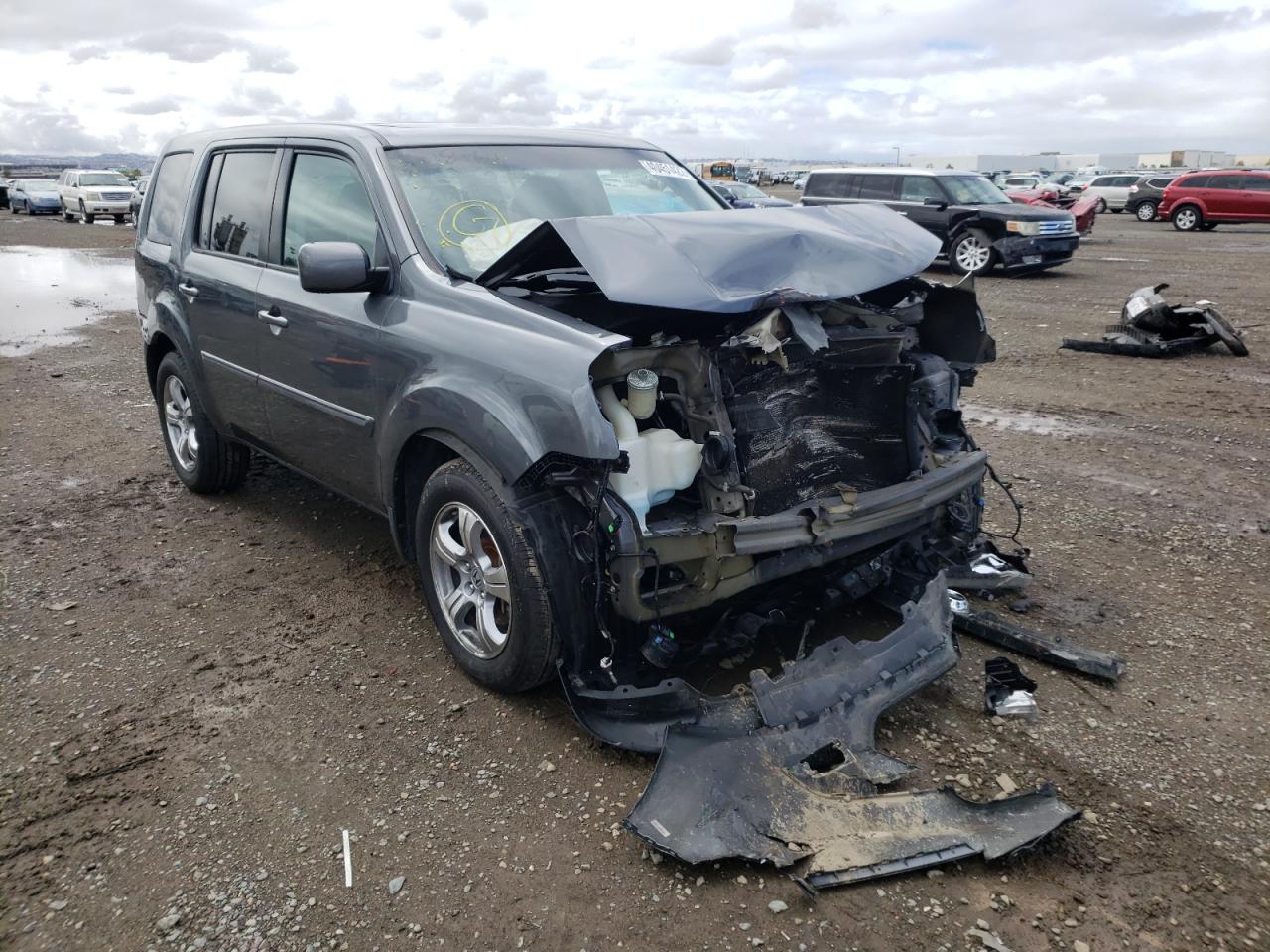 HONDA PILOT EXL 2012 with VIN 5FNYF3H69CB022533 - Photo from auction