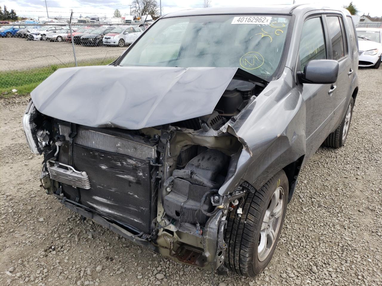 Photo 9 from auction – 2013 HONDA PILOT EXL with VIN 5FNYF4H51DB073362