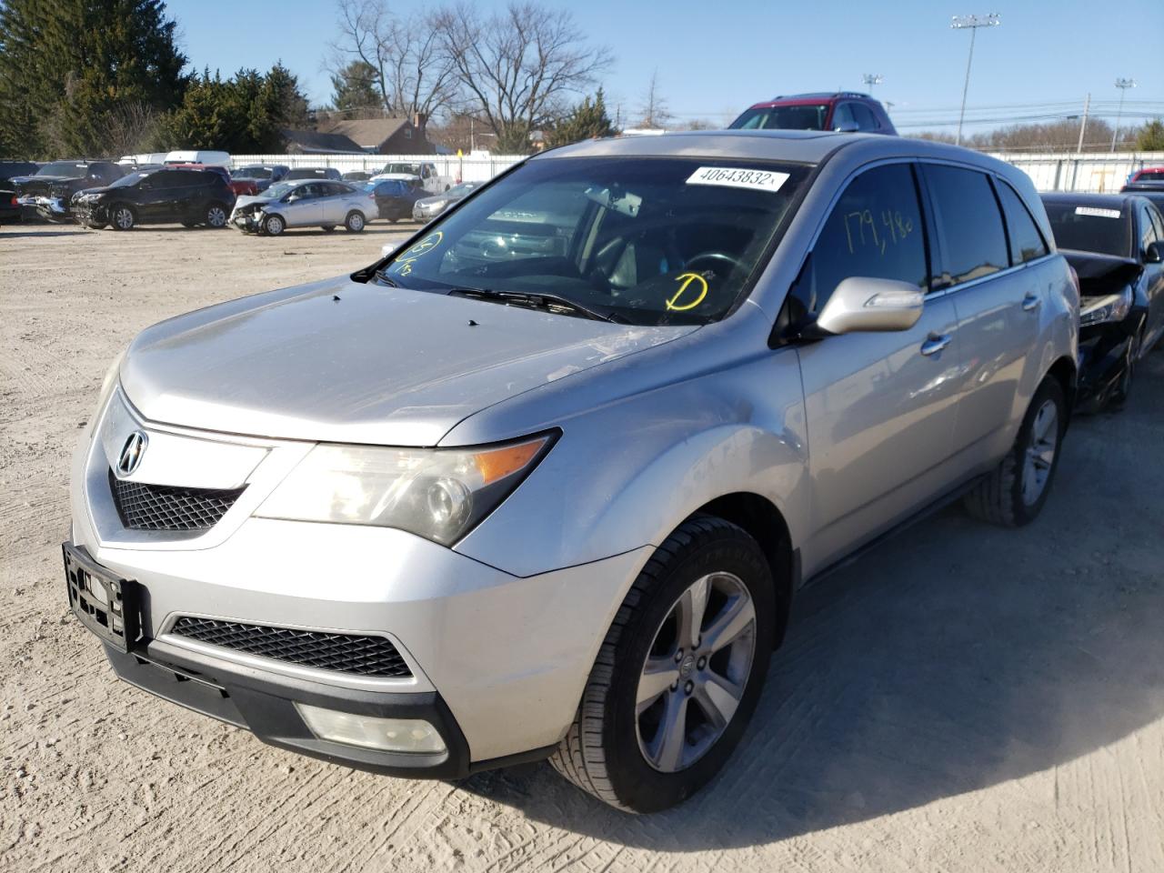 Photo 2 from auction – 2011 ACURA MDX with VIN 2HNYD2H27BH526871