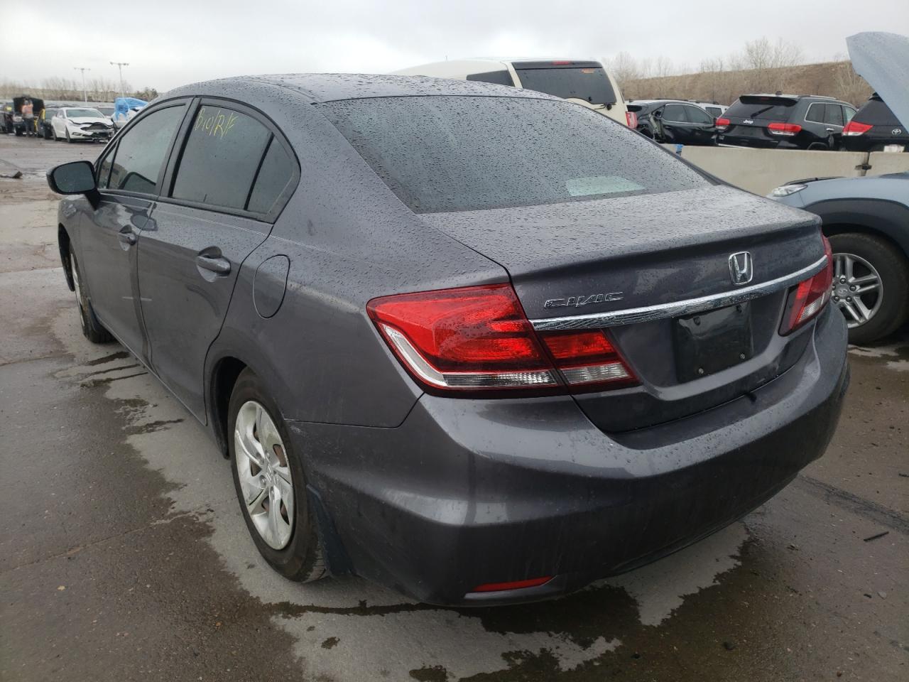 Photo 3 from auction – 2014 HONDA CIVIC LX with VIN 19XFB2F58EE031076