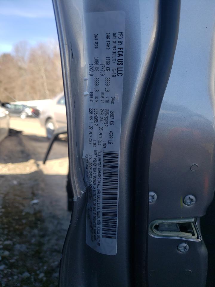 Photo 10 from auction – 2018 JEEP COMPASS LA with VIN 3C4NJDBB3JT436581