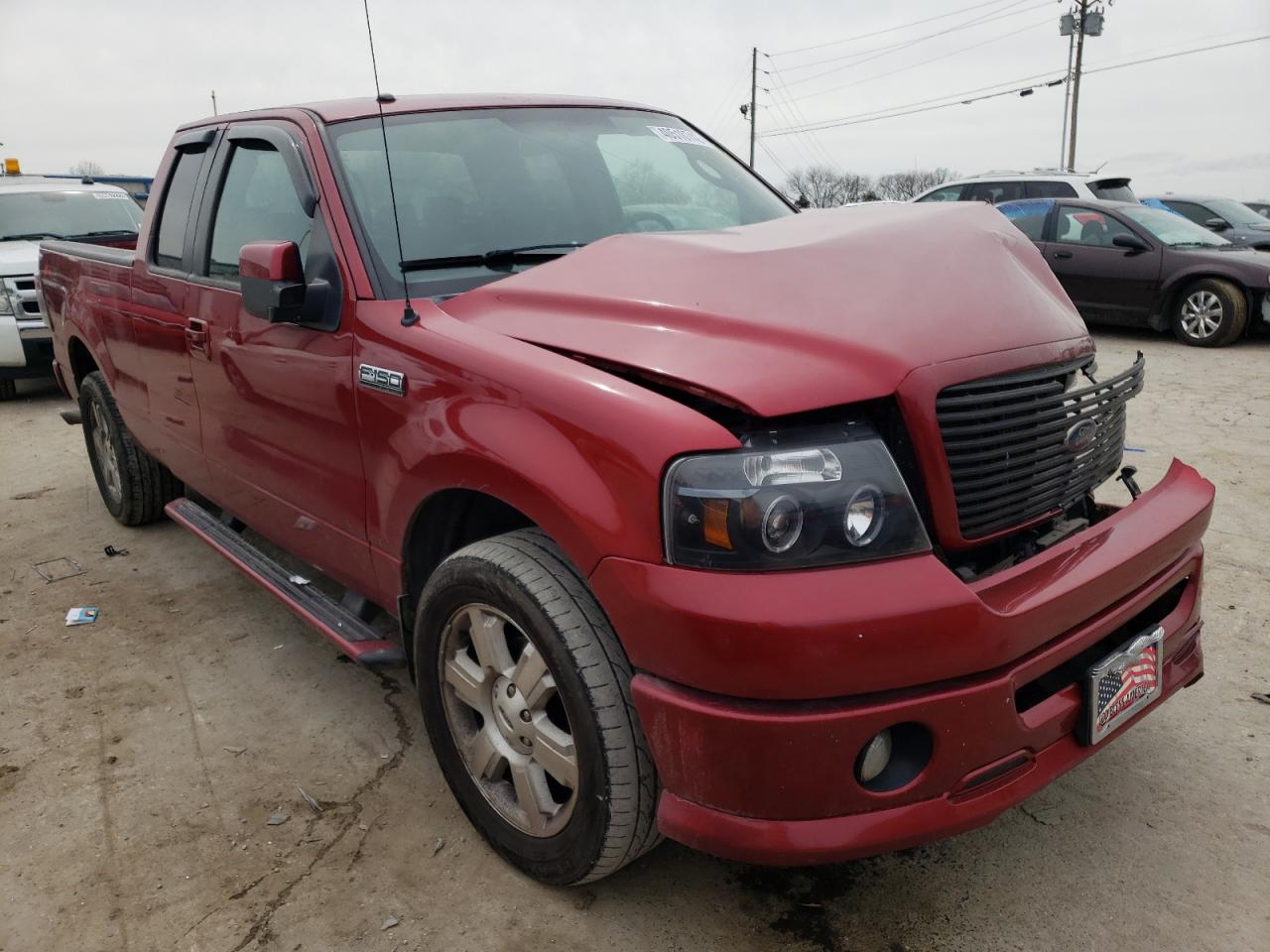 FORD F150 2007 with VIN 1FTPX12V87NA51512 - Photo from auction