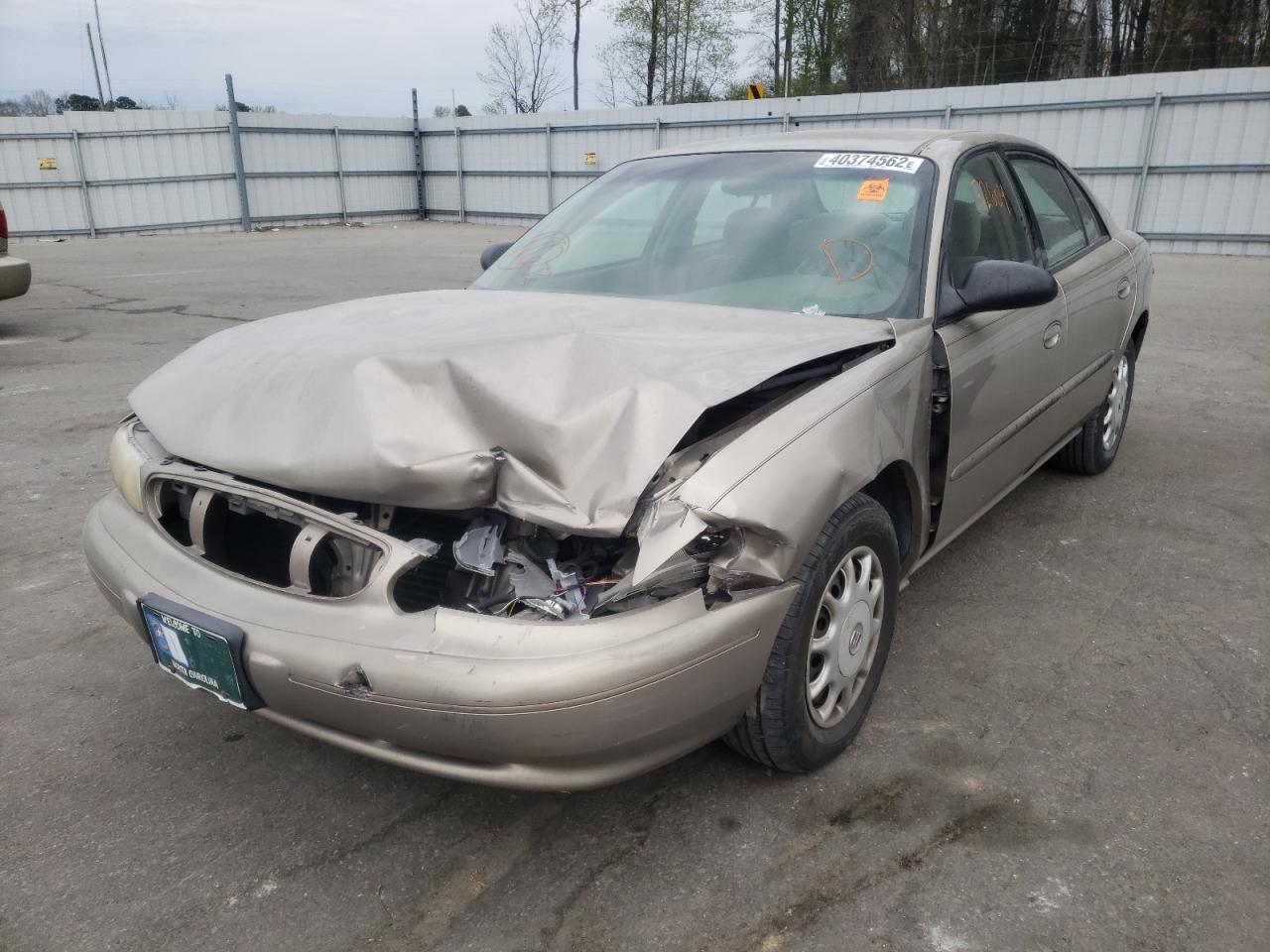 Photo 2 from auction – 2003 BUICK CENTURY CU with VIN 2G4WS52J031213137