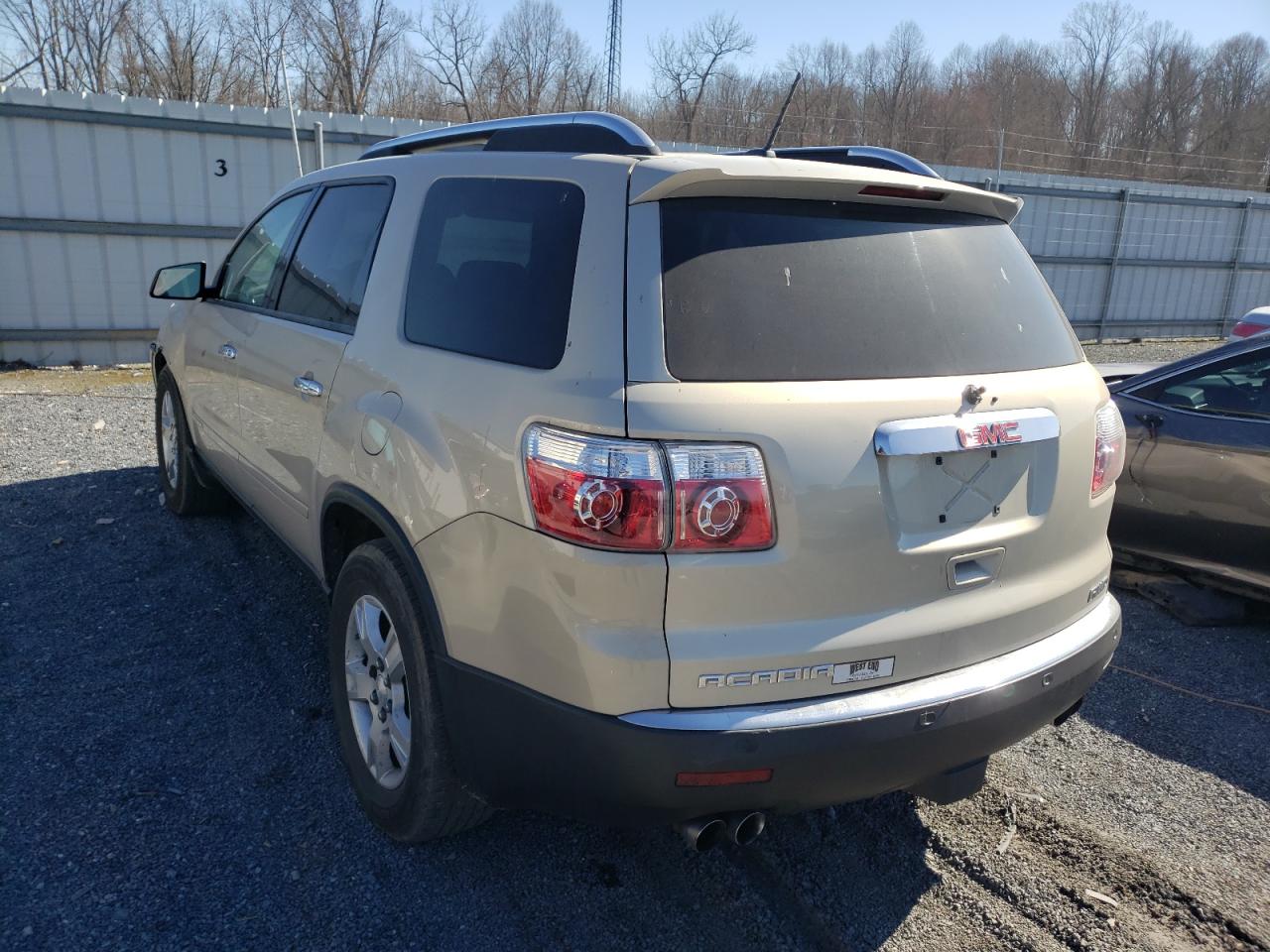 Photo 3 from auction – 2008 GMC ACADIA SLE with VIN 1GKEV13768J191679
