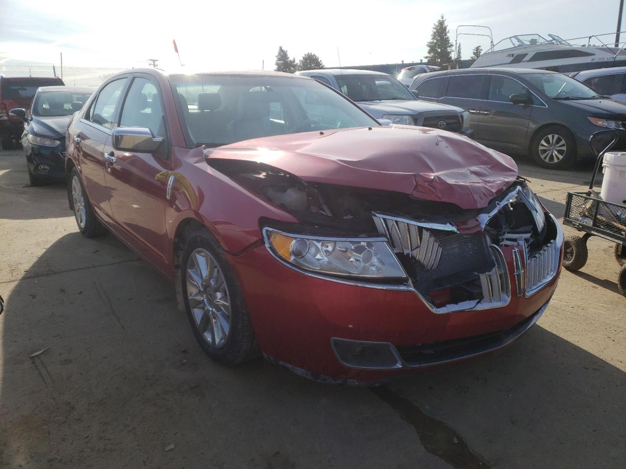 LINCOLN MKZ 2011 with VIN 3LNHL2GC3BR767555 - Photo from auction
