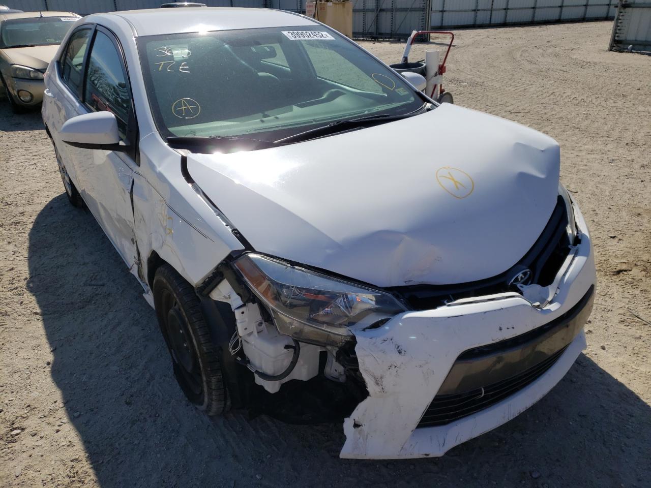 TOYOTA COROLLA L 2016 with VIN 2T1BURHEXGC727664 - Photo from auction