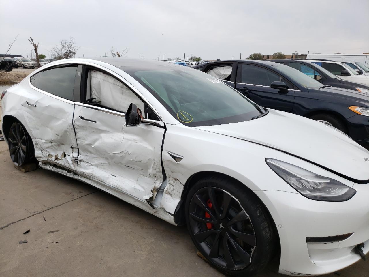 Photo 9 from auction – 2020 TESLA MODEL 3 with VIN 5YJ3E1ECXLF642027