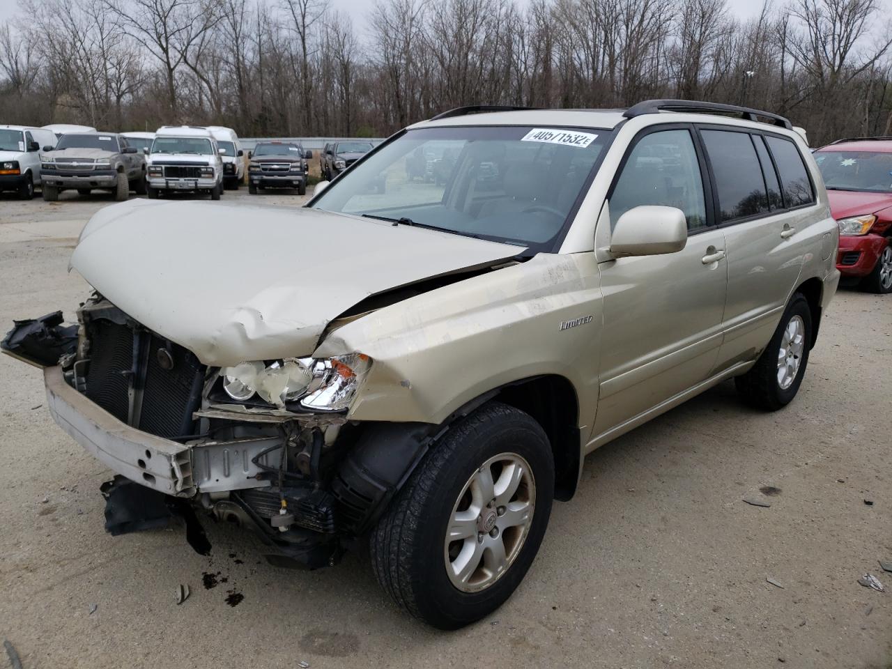 Photo 2 from auction – 2003 TOYOTA HIGHLANDER with VIN JTEGF21A930103661