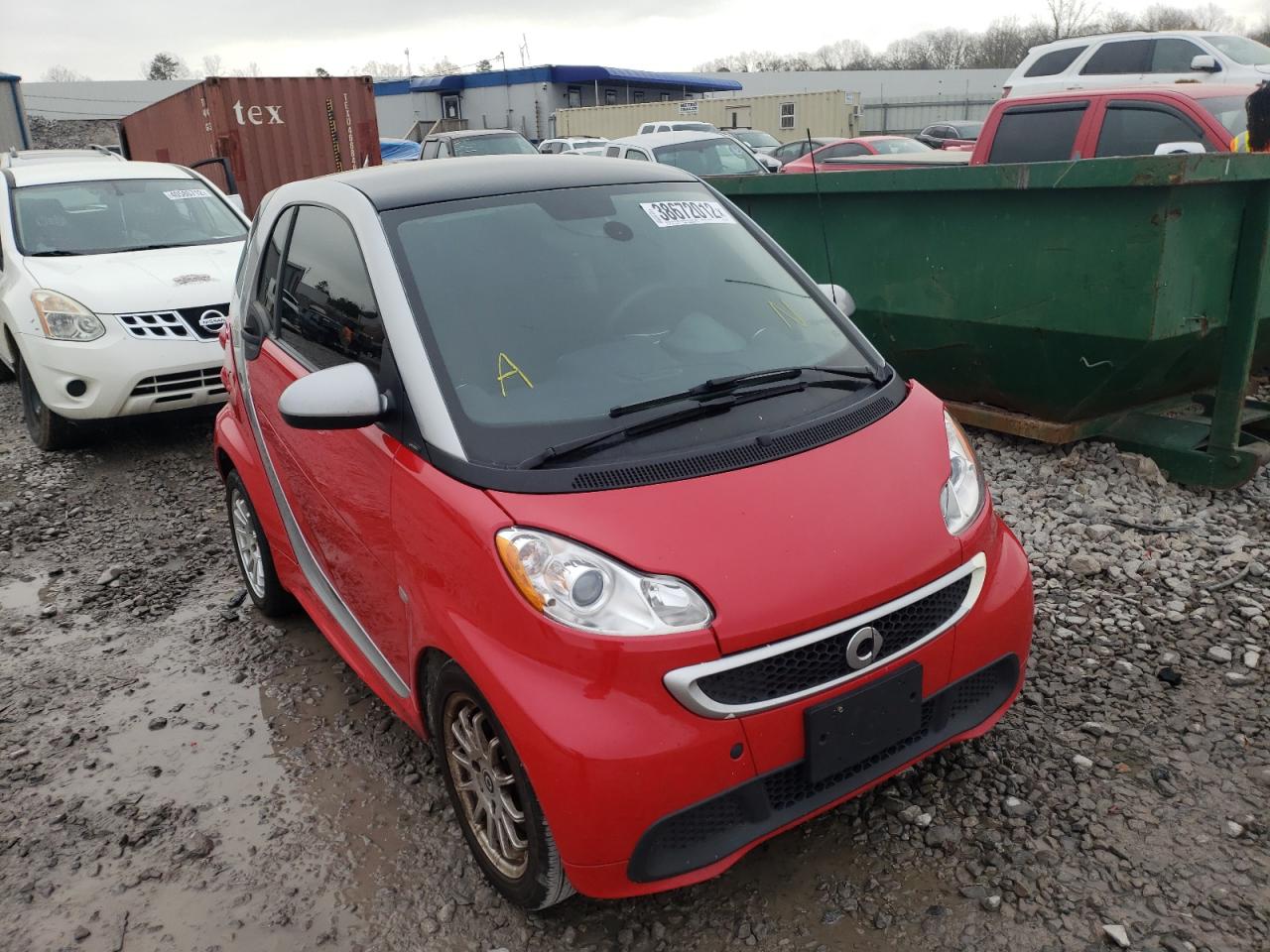 SMART FORTWO PUR 2013 with VIN WMEEJ3BA6DK620289 - Photo from auction