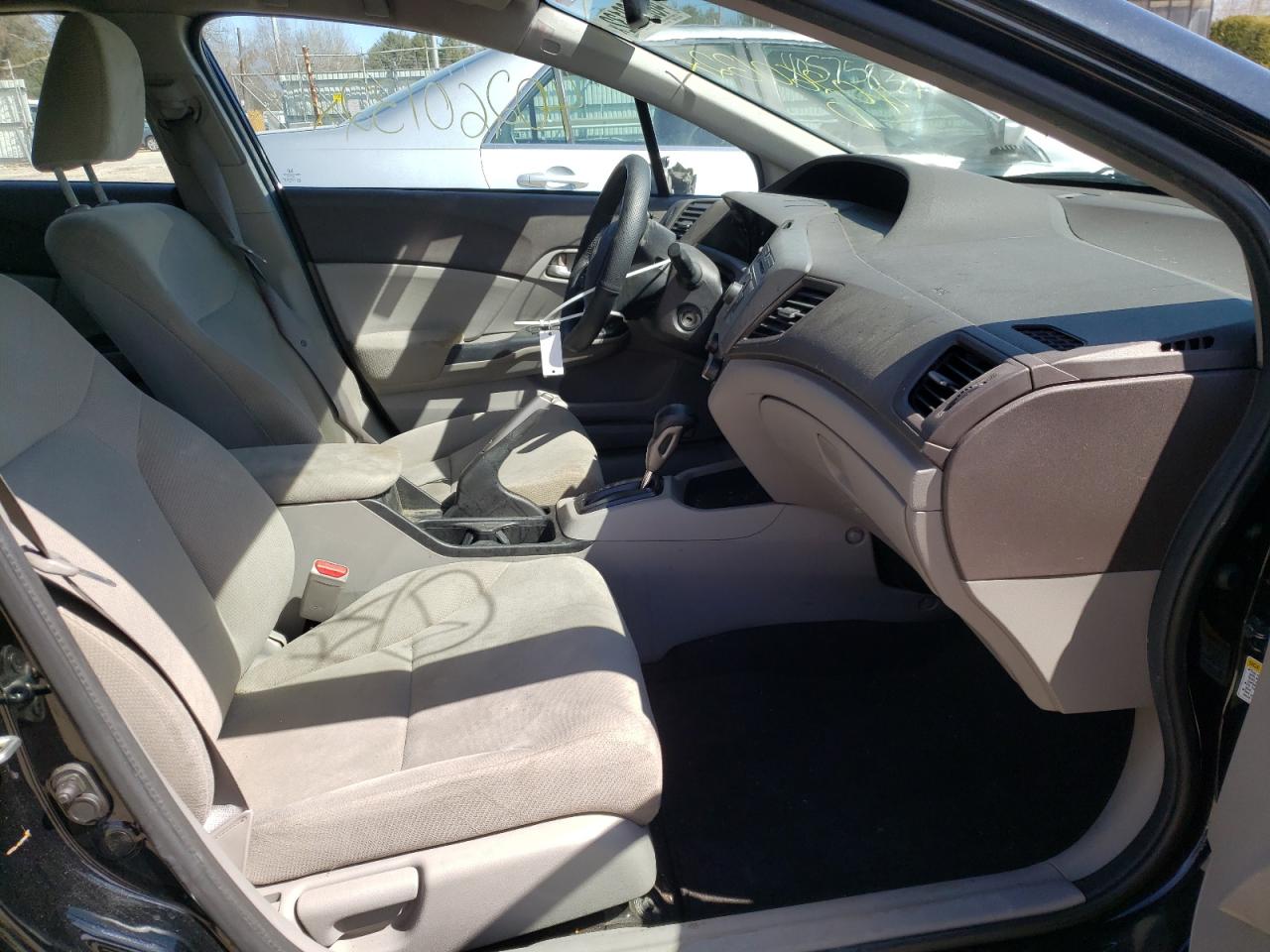 Photo 5 from auction – 2012 HONDA CIVIC LX with VIN 2HGFB2F54CH566294
