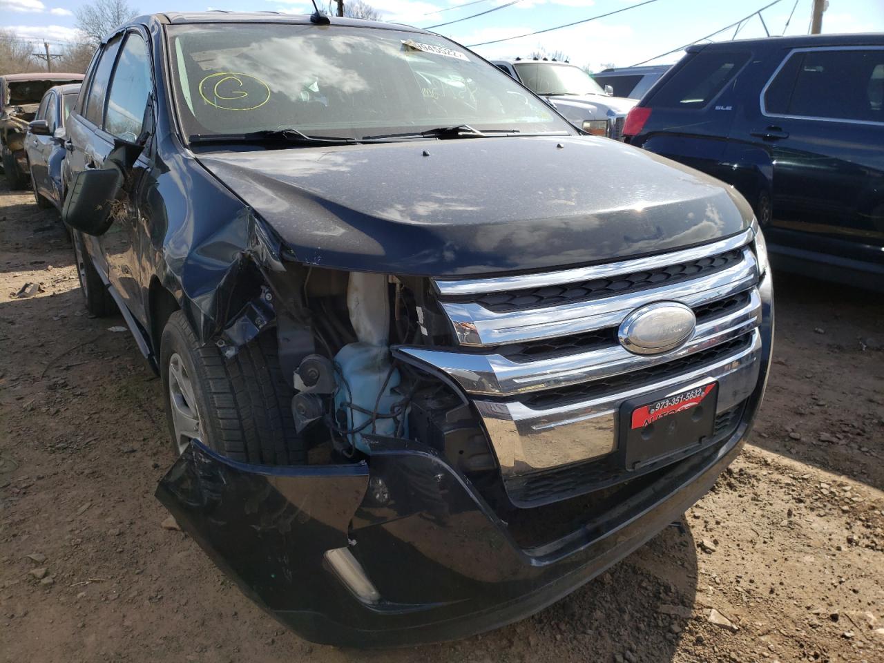 FORD EDGE SEL 2013 with VIN 2FMDK4JC0DBC83334 - Photo from auction