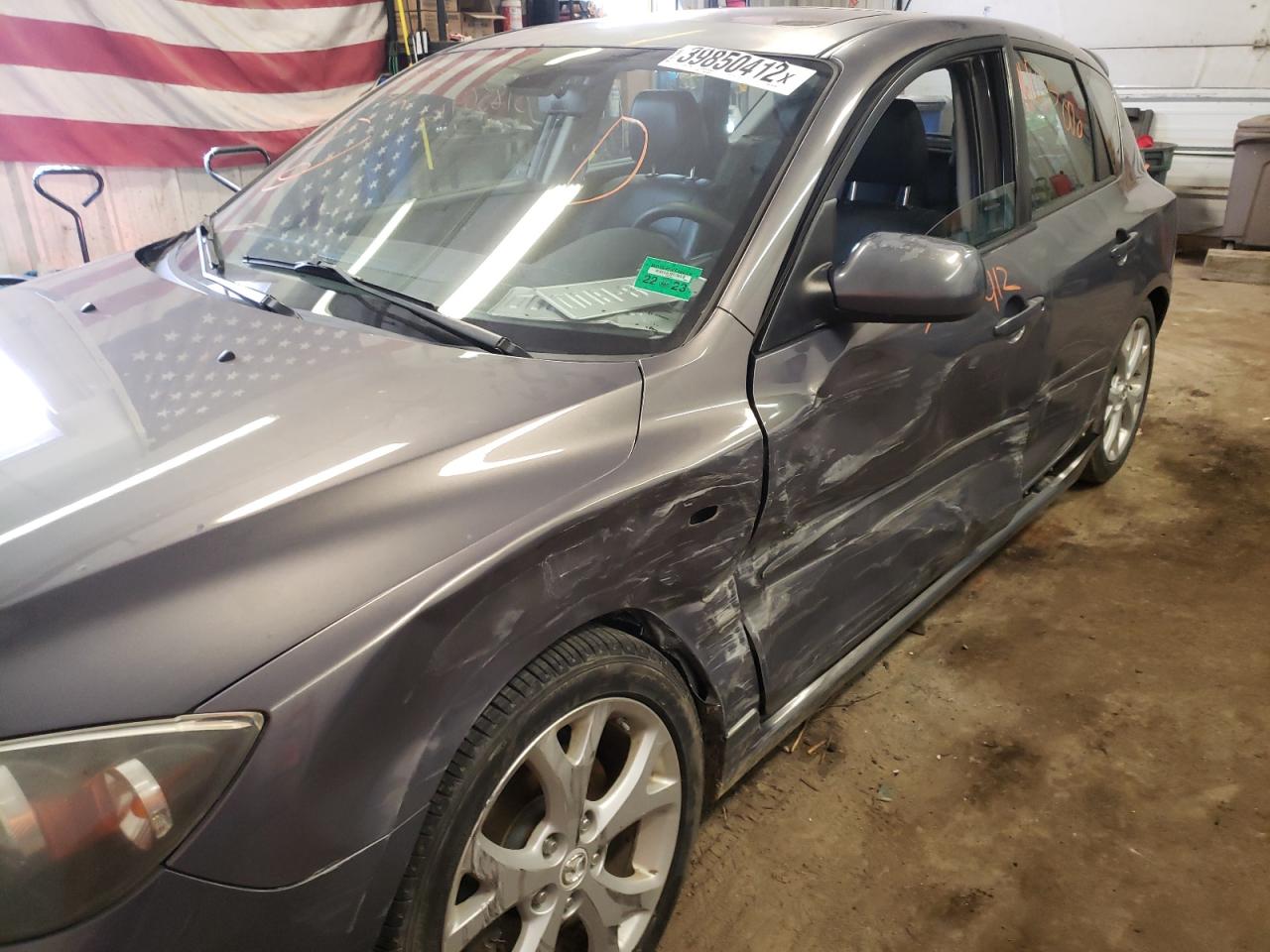 Photo 9 from auction – 2008 MAZDA 3 HATCHBAC with VIN JM1BK344381802890