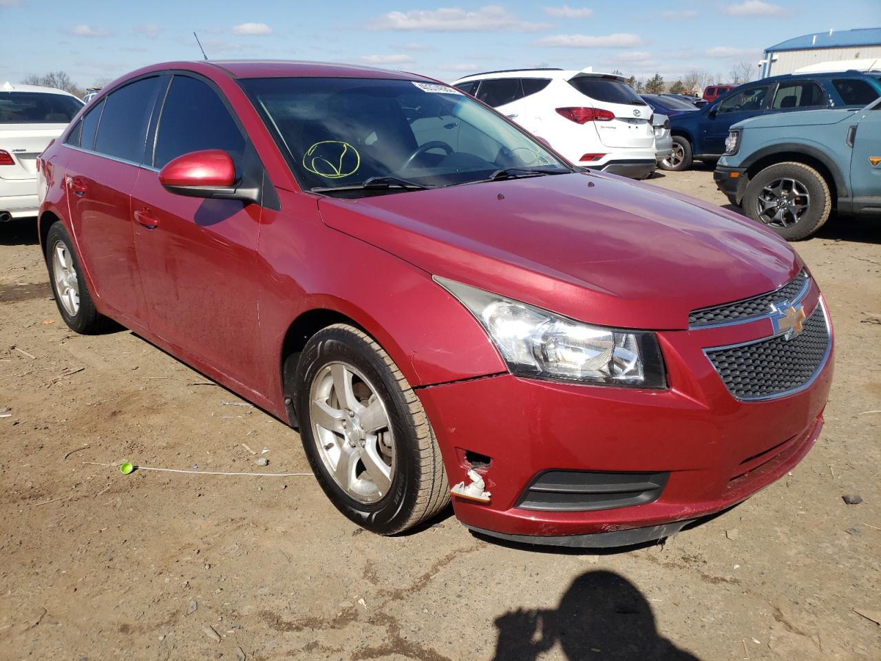 CHEVROLET CRUZE LT 2012 with VIN 1G1PF5SC1C7240874 - Photo from auction