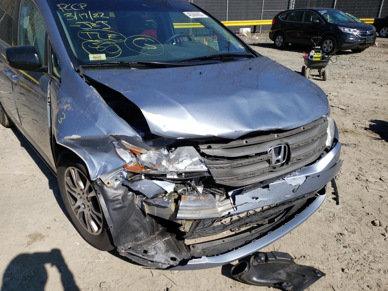 Photo 9 from auction – 2012 HONDA ODYSSEY with VIN 5FNRL5H4XCB093375