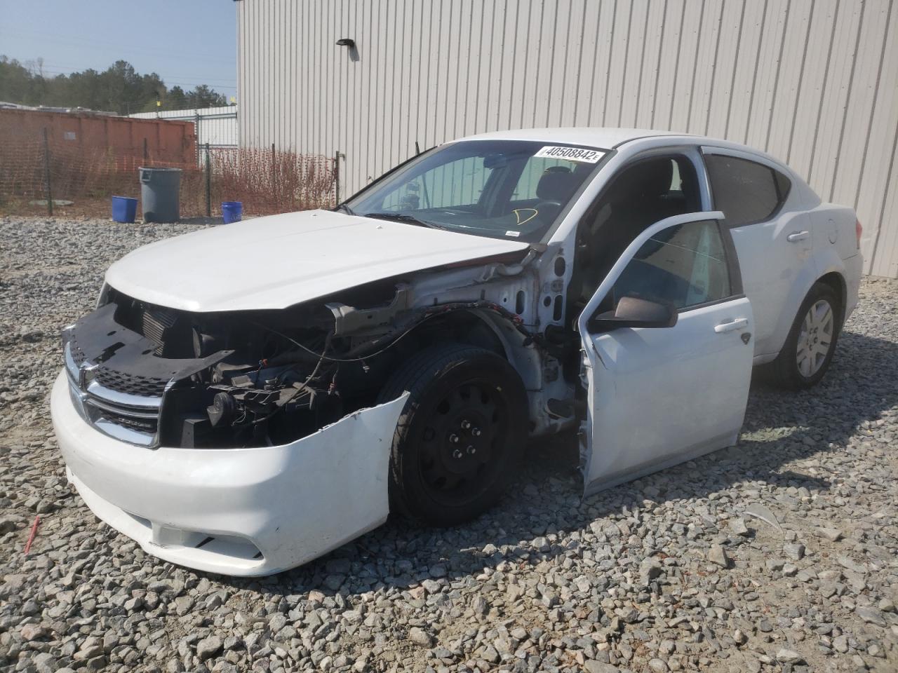 Photo 2 from auction – 2012 DODGE AVENGER SE with VIN 1C3CDZAB5CN193294