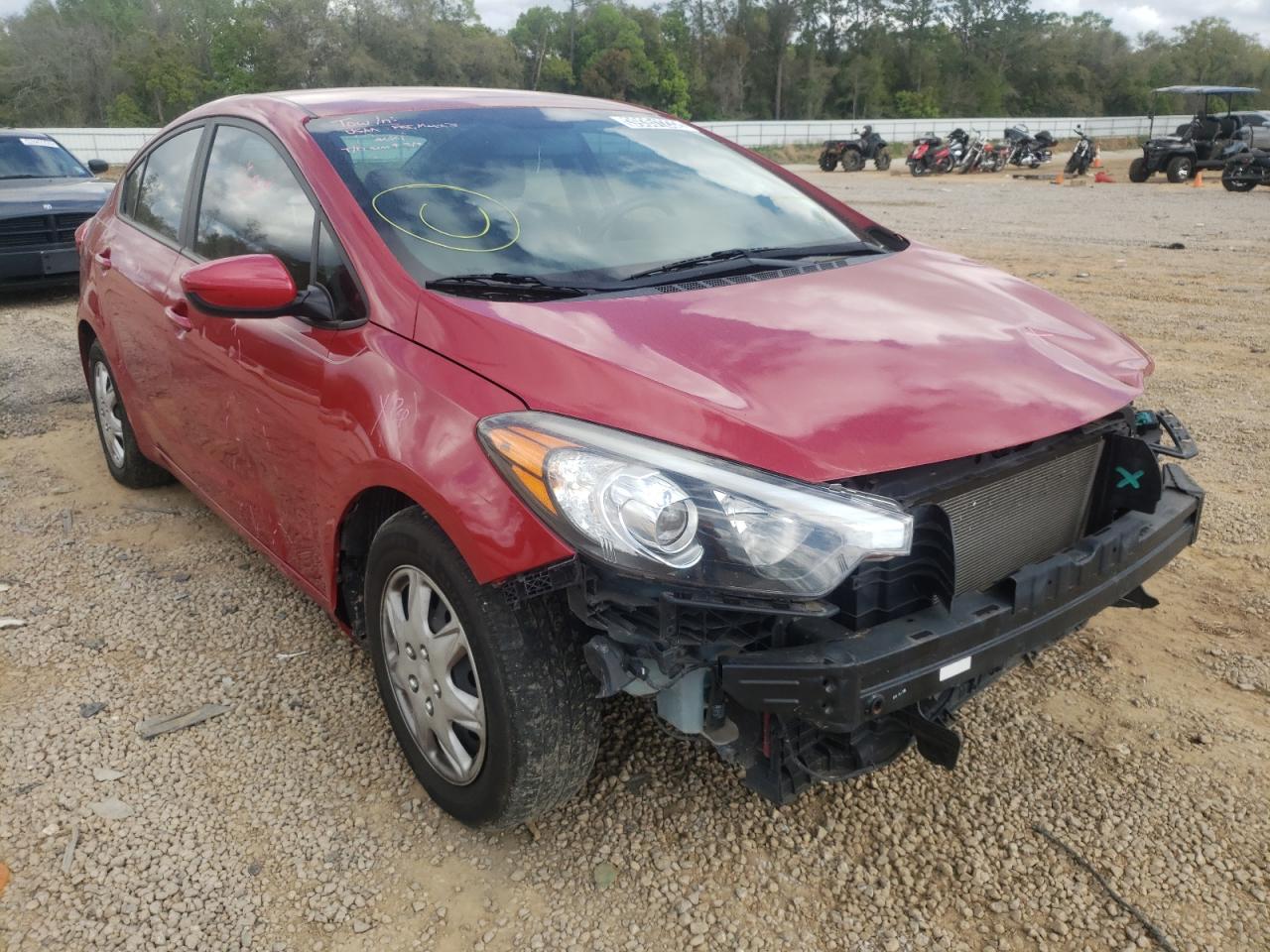 KIA FORTE LX 2016 with VIN KNAFK4A69G5564223 - Photo from auction