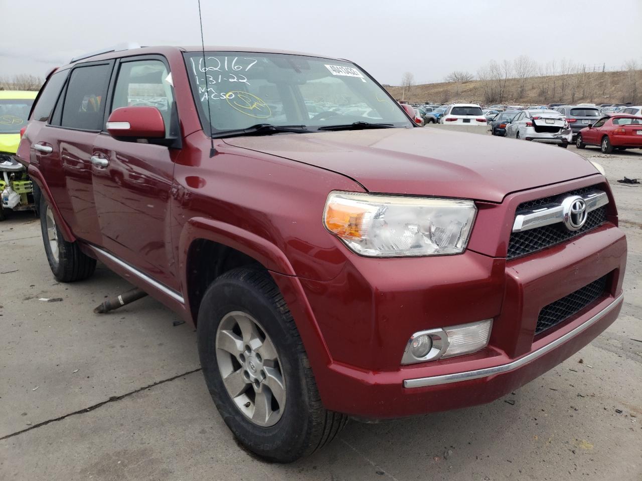 TOYOTA 4RUNNER SR 2010 with VIN JTEBU5JR0A5010180 - Photo from auction