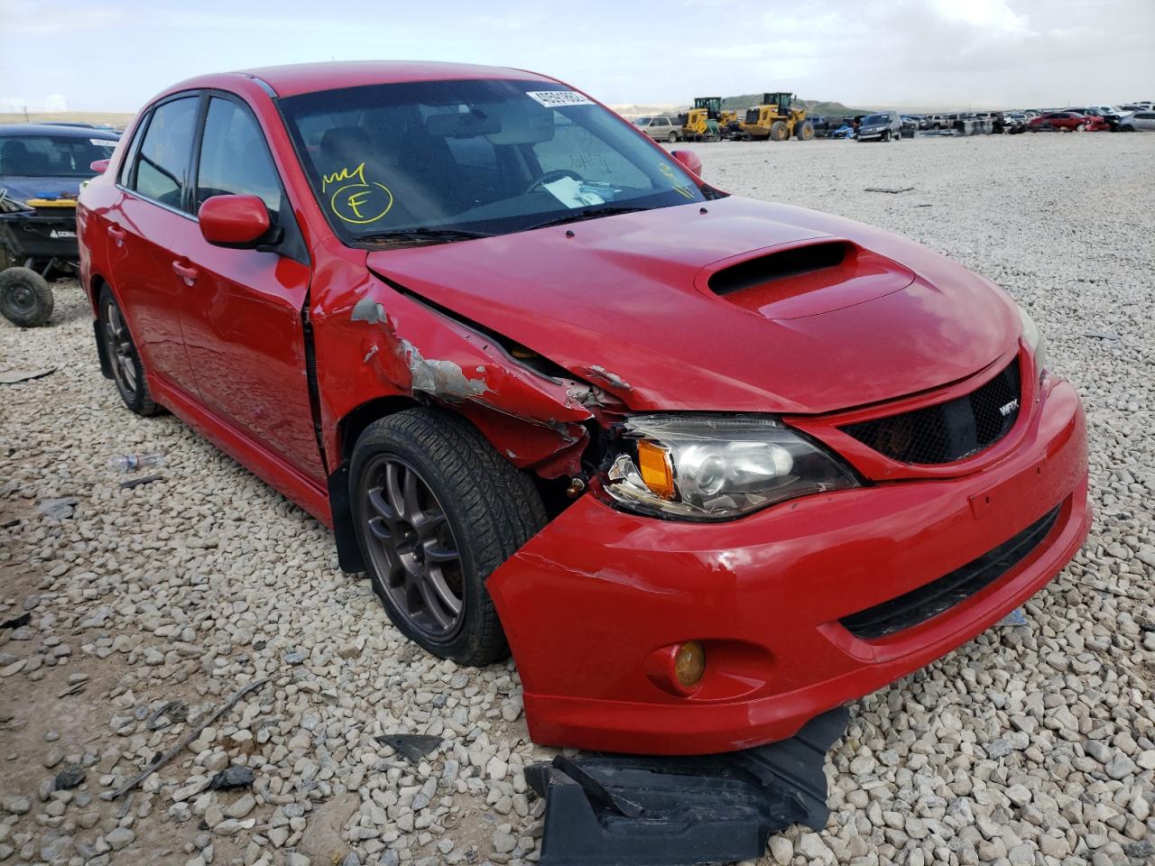 SUBARU IMPREZA WR 2008 with VIN JF1GE75668H500544 - Photo from auction