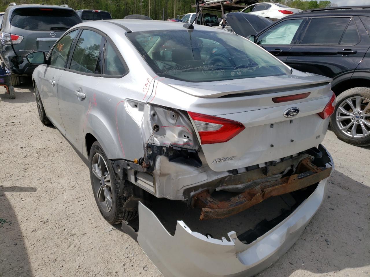 Photo 3 from auction – 2012 FORD FOCUS SE with VIN 1FAHP3F21CL259517