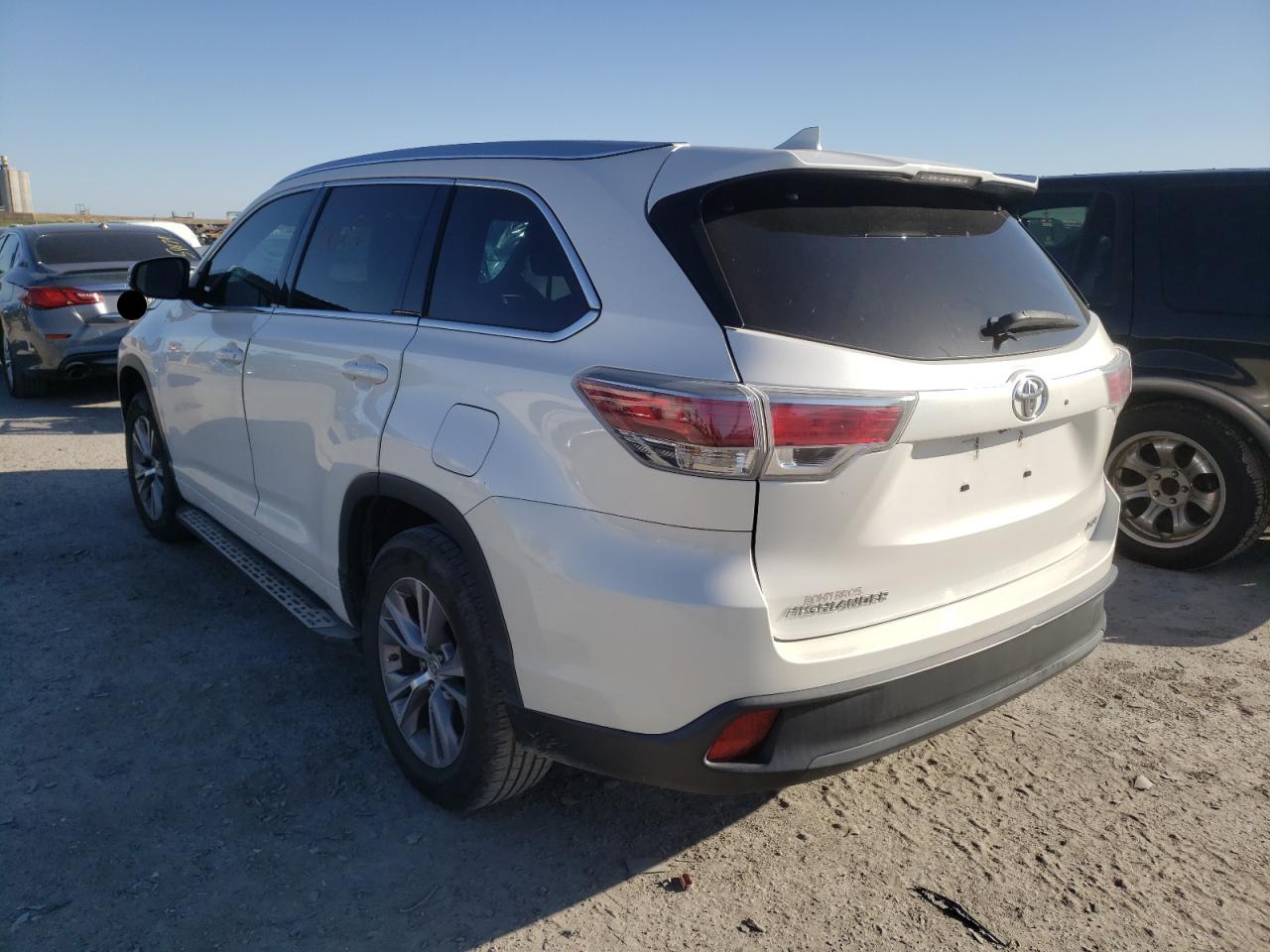 Photo 3 from auction – 2014 TOYOTA HIGHLANDER with VIN 5TDKKRFH1ES009492