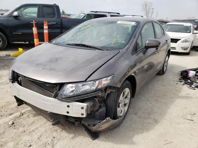 Photo 2 from auction – 2015 HONDA CIVIC LX with VIN 19XFB2F55FE096503