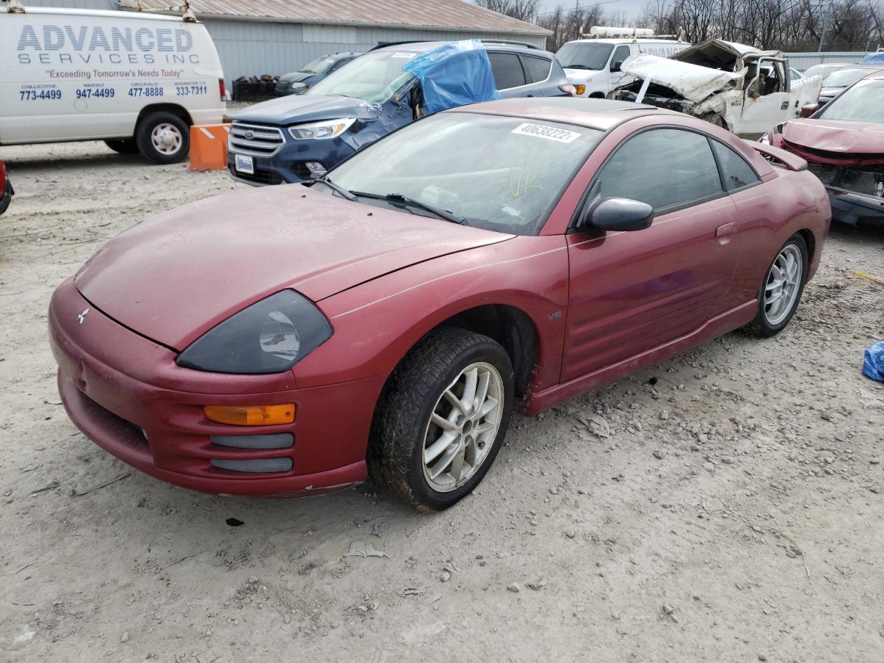 Photo 2 from auction – 2002 MITSUBISHI ECLIPSE GT with VIN 4A3AC54H12E010564