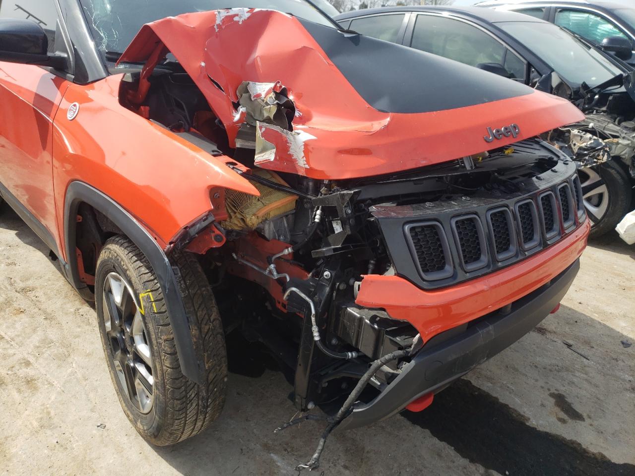 Photo 9 from auction – 2018 JEEP COMPASS TR with VIN 3C4NJDDB7JT231018