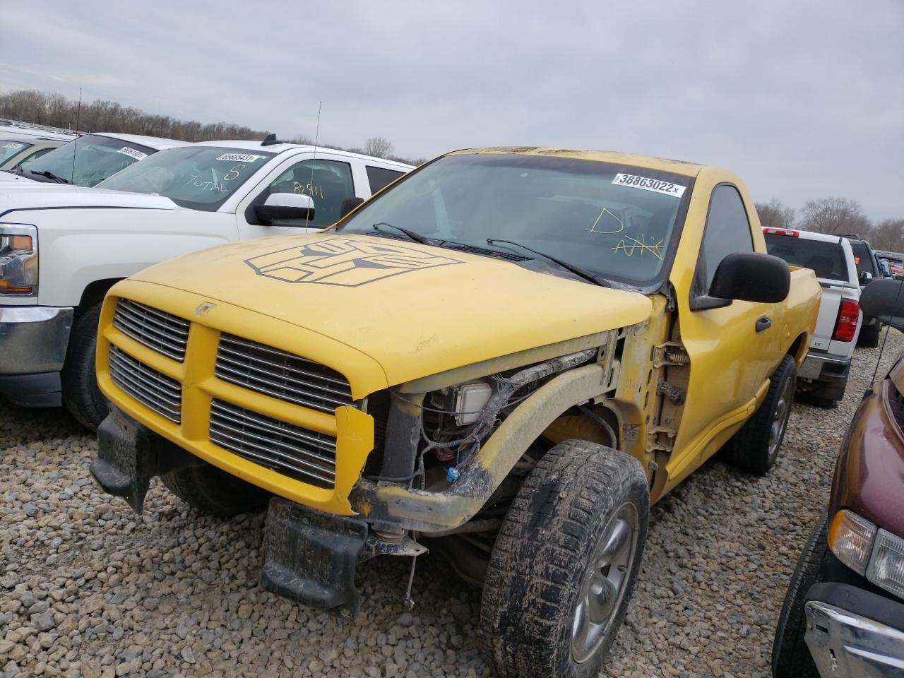 Photo 2 from auction – 2005 DODGE RAM 1500 S with VIN 1D7HA16N85J543600