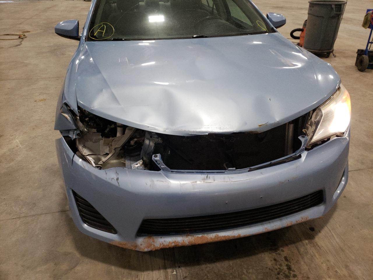 Photo 9 from auction – 2013 TOYOTA CAMRY L with VIN 4T1BF1FK8DU655863