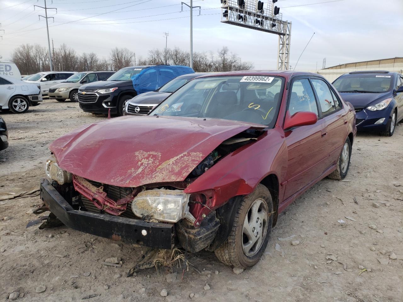 Photo 2 from auction – 2001 TOYOTA COROLLA CE with VIN 2T1BR12EX1C441347