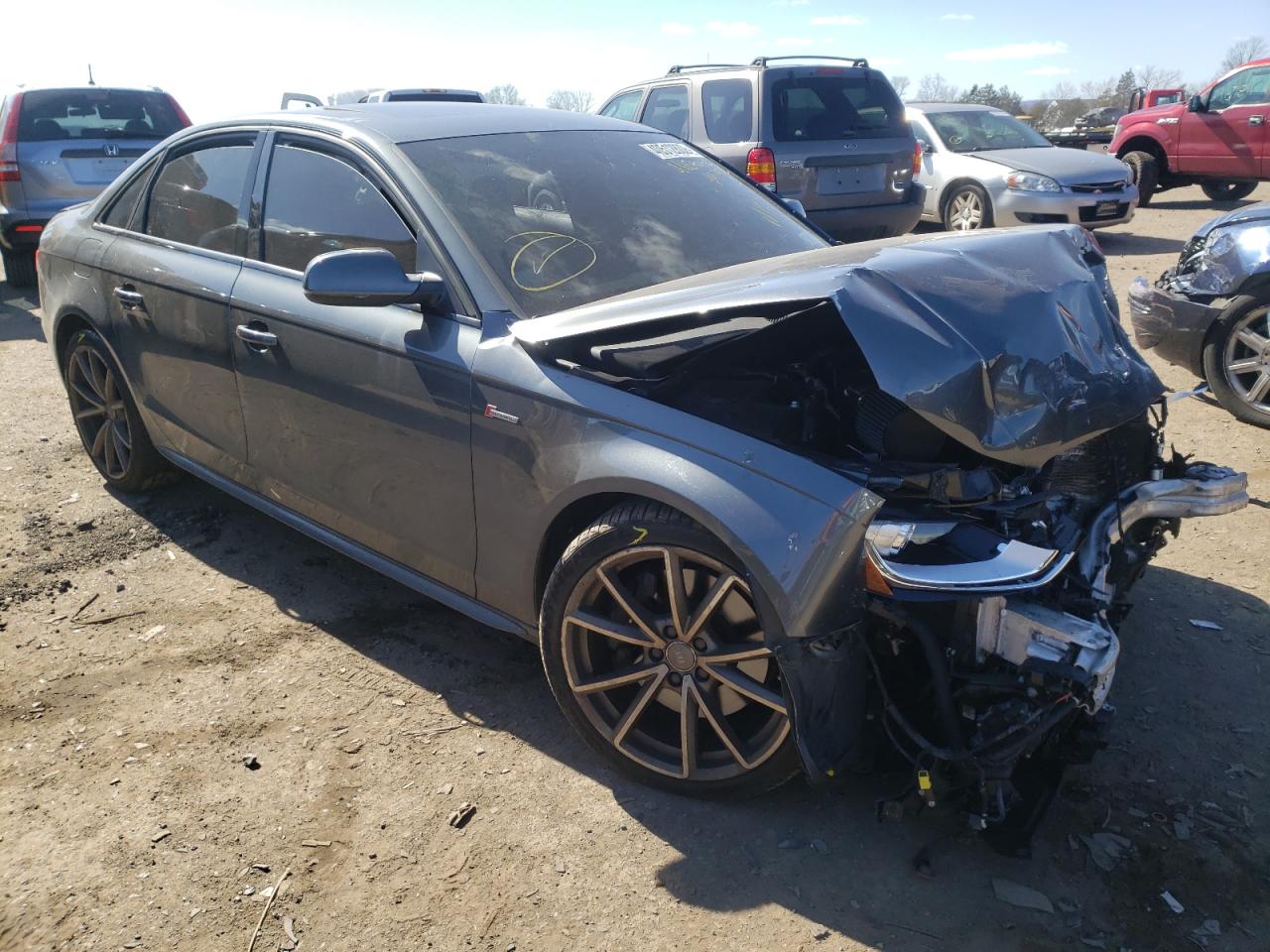 Photo 1 from auction – 2016 AUDI S4 PREMIUM with VIN WAUBGAFLXGA009334