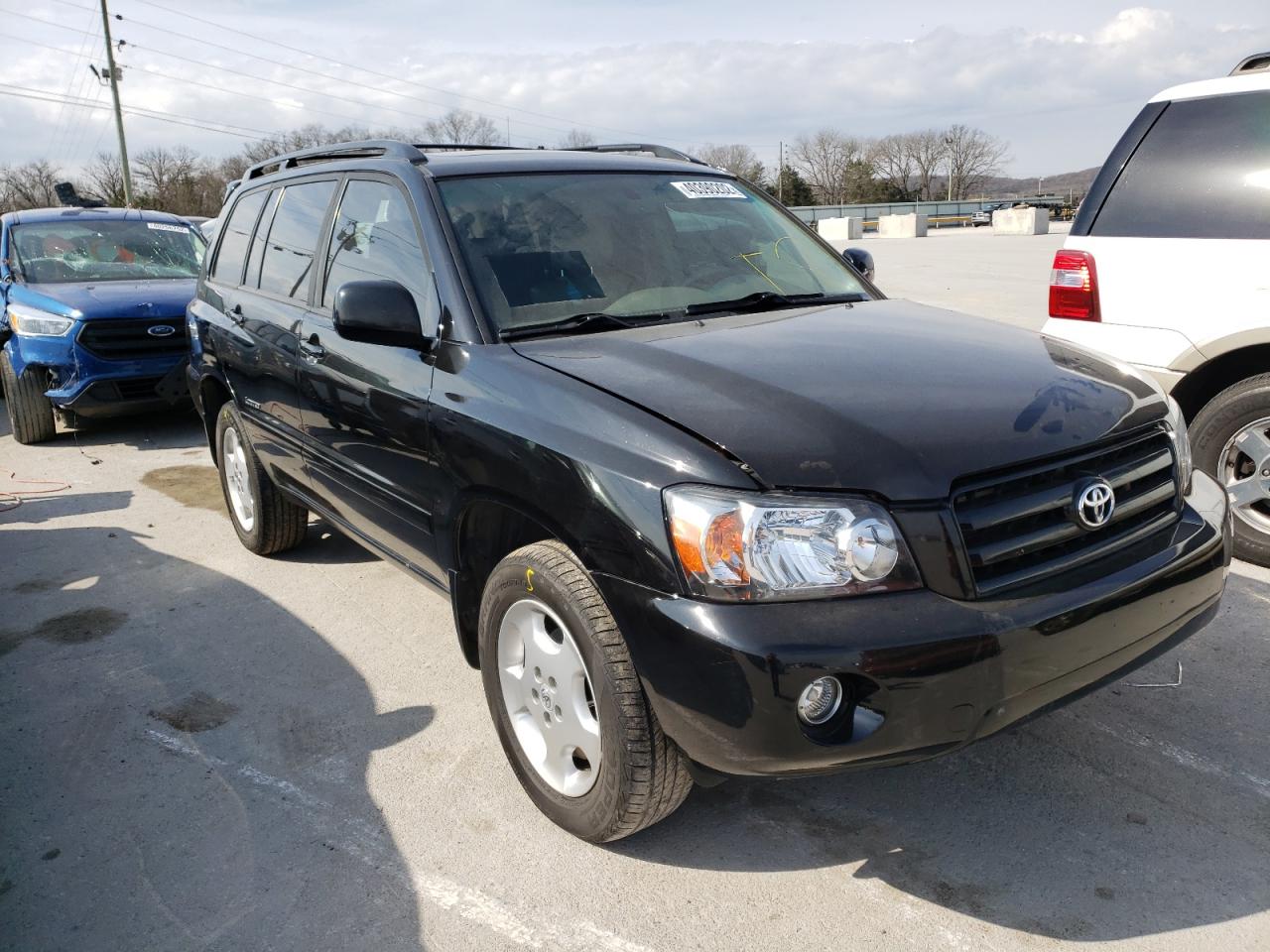 TOYOTA HIGHLANDER 2007 with VIN JTEEP21AX70214178 - Photo from auction