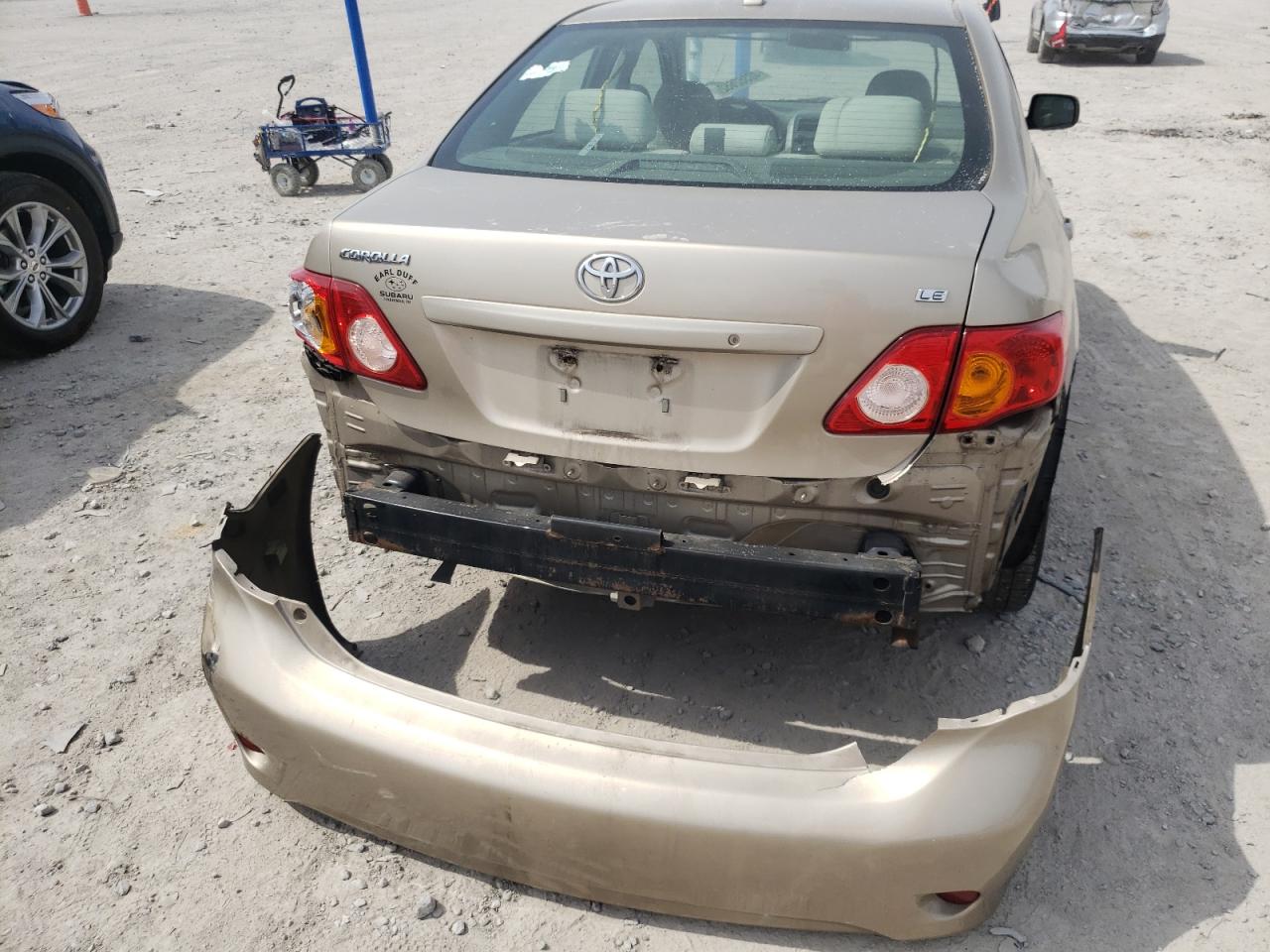 Photo 9 from auction – 2009 TOYOTA COROLLA BA with VIN 1NXBU40E39Z015724
