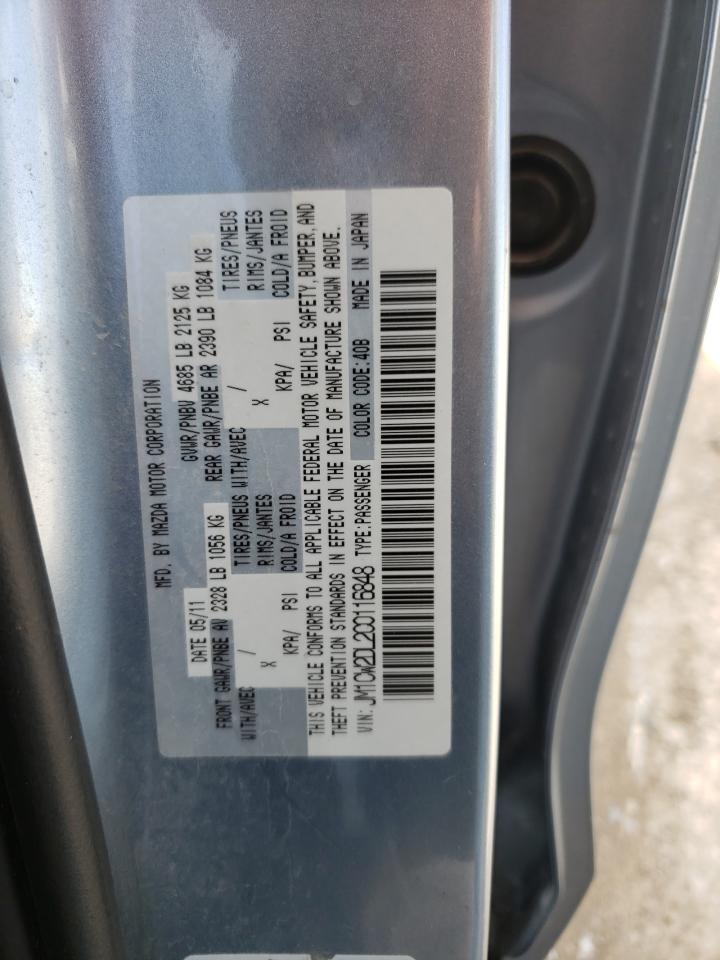 Photo 10 from auction – 2012 MAZDA 5 with VIN JM1CW2DL2C0116848