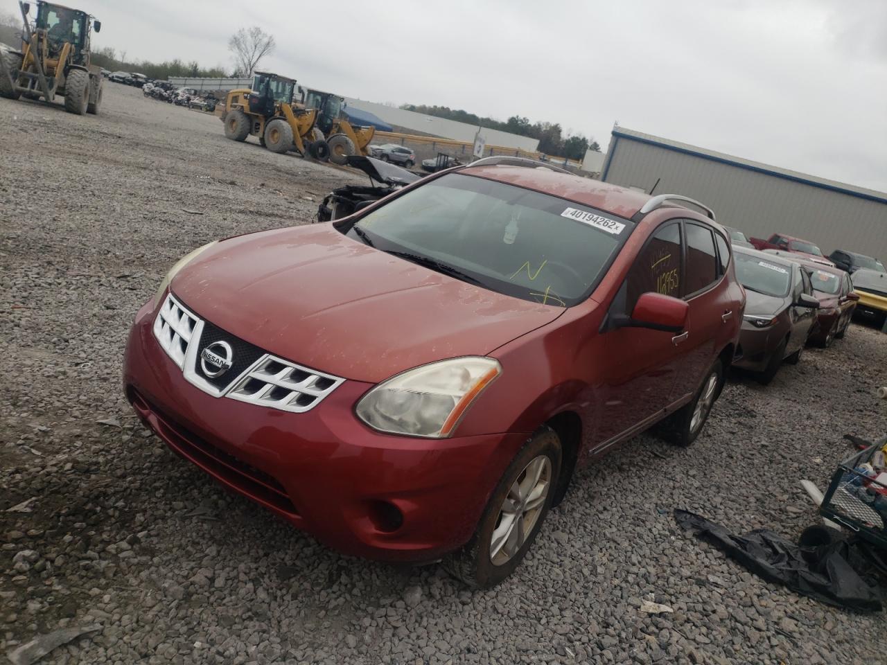 Photo 2 from auction – 2012 NISSAN ROGUE S with VIN JN8AS5MT8CW303517