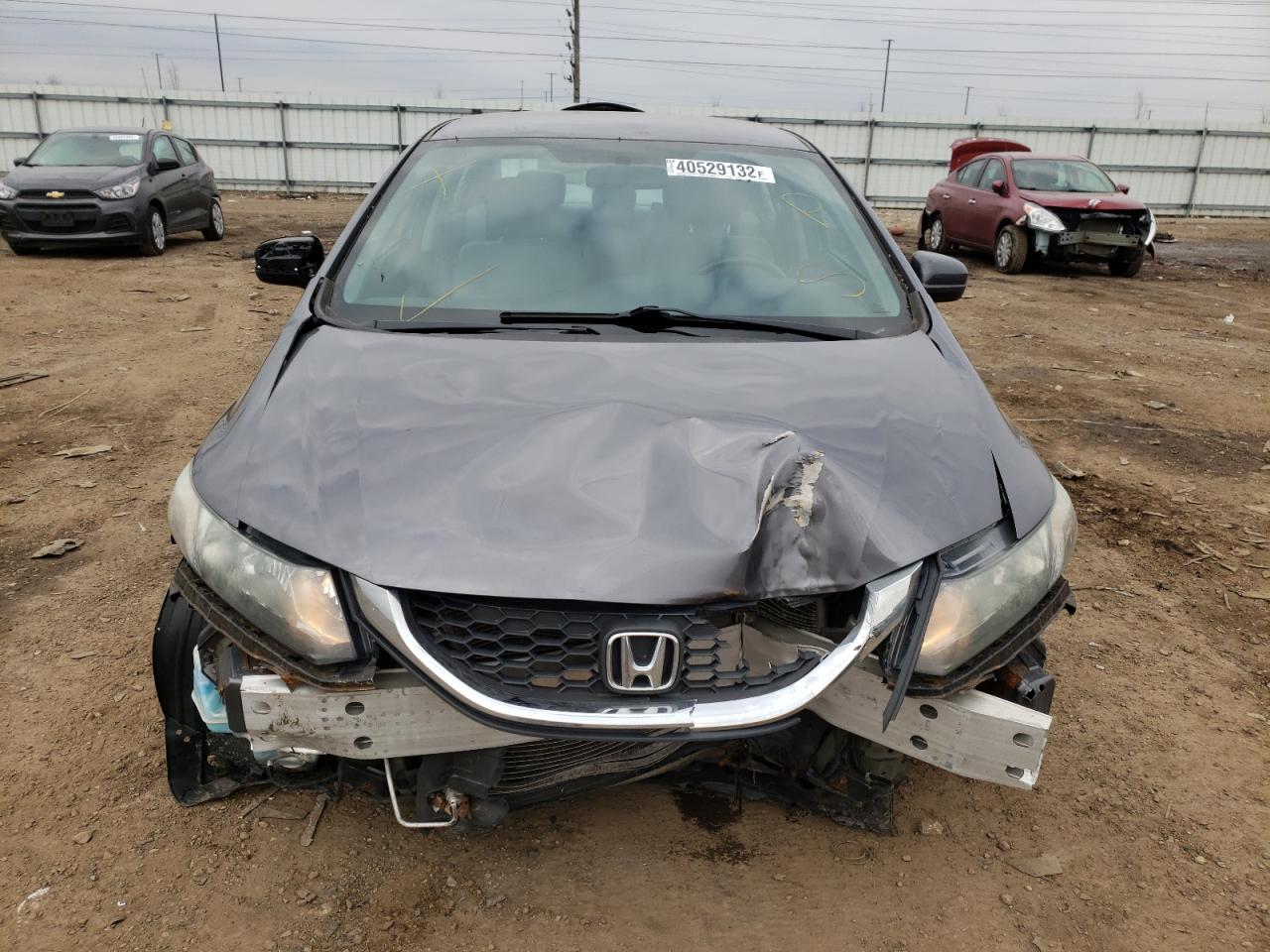 Photo 9 from auction – 2014 HONDA CIVIC LX with VIN 19XFB2F55EE015515