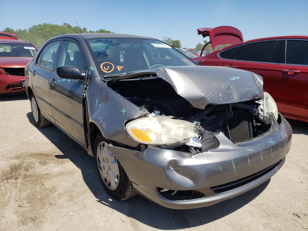 TOYOTA COROLLA CE 2008 with VIN 1NXBR32E88Z990680 - Photo from auction
