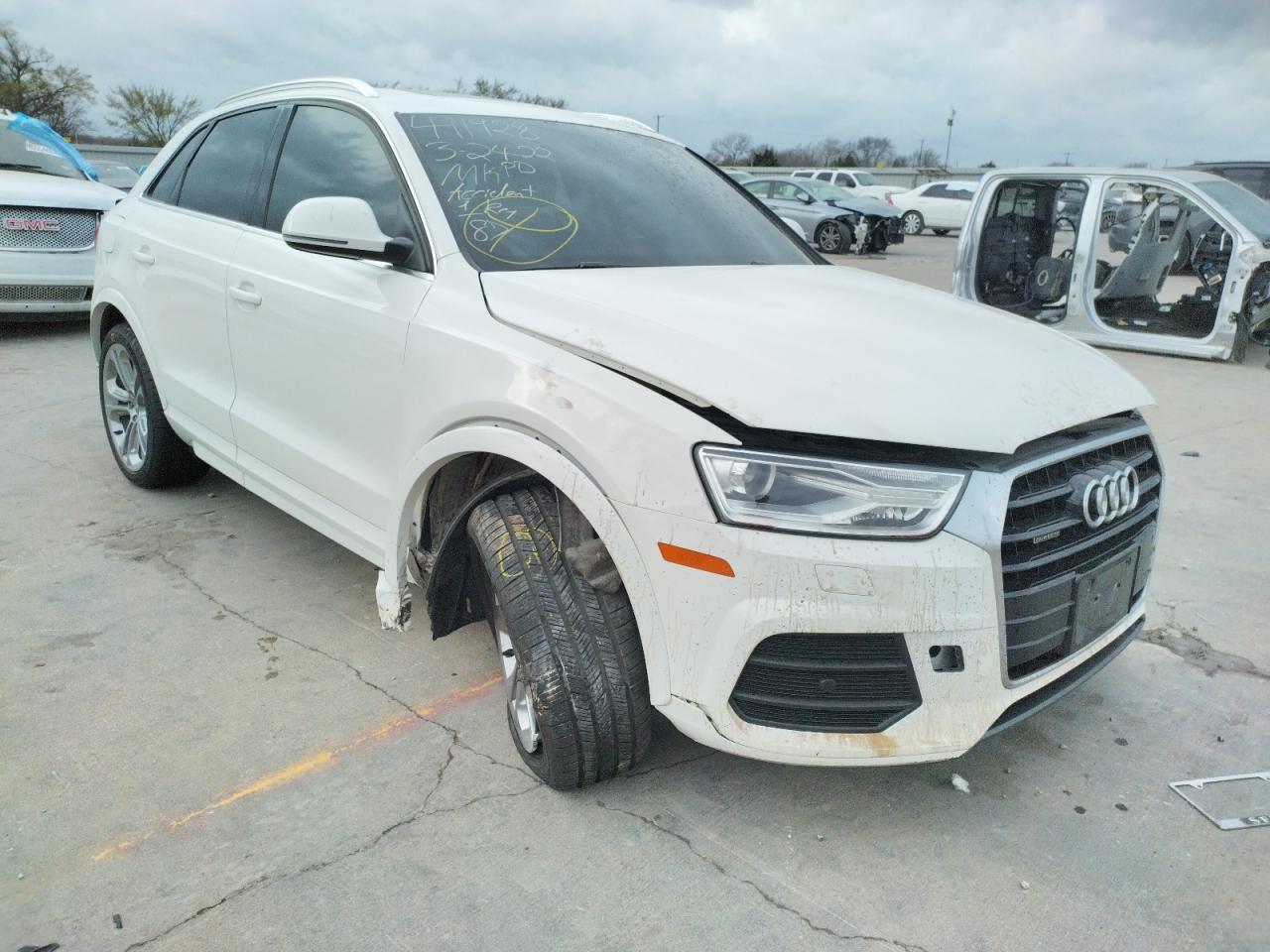 AUDI Q3 PREMIUM 2016 with VIN WA1EFCFS3GR017681 - Photo from auction