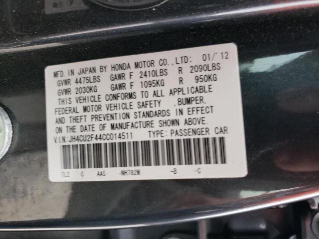 Photo 10 from auction – 2012 ACURA TSX with VIN JH4CU2F44CC014511