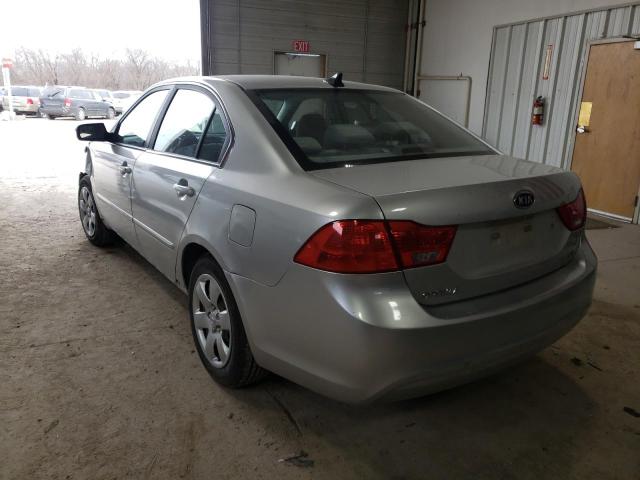 Photo 3 from auction – 2009 KIA OPTIMA with VIN KNAGE228395333594