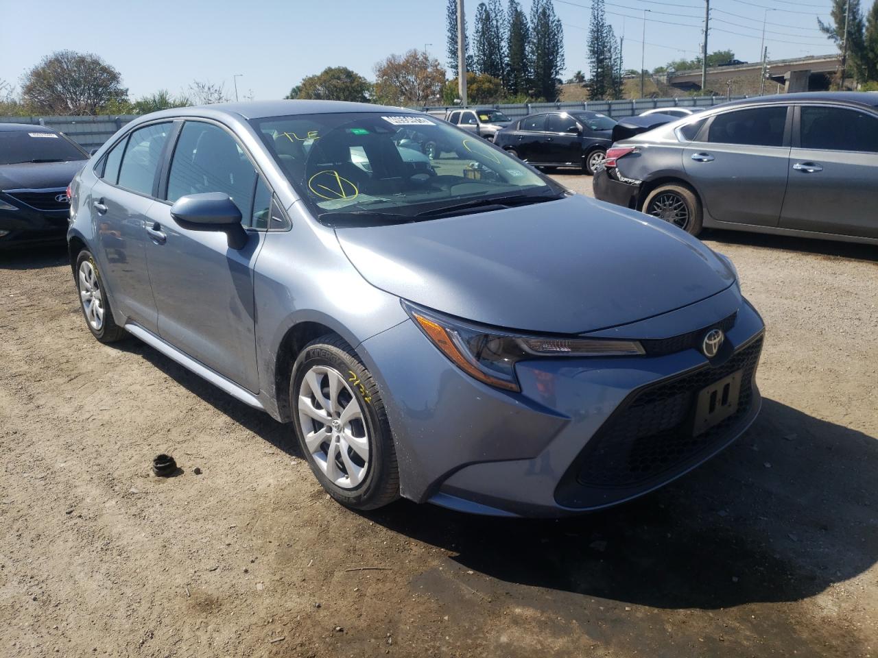 TOYOTA COROLLA LE 2021 with VIN 5YFEPMAE3MP235684 - Photo from auction