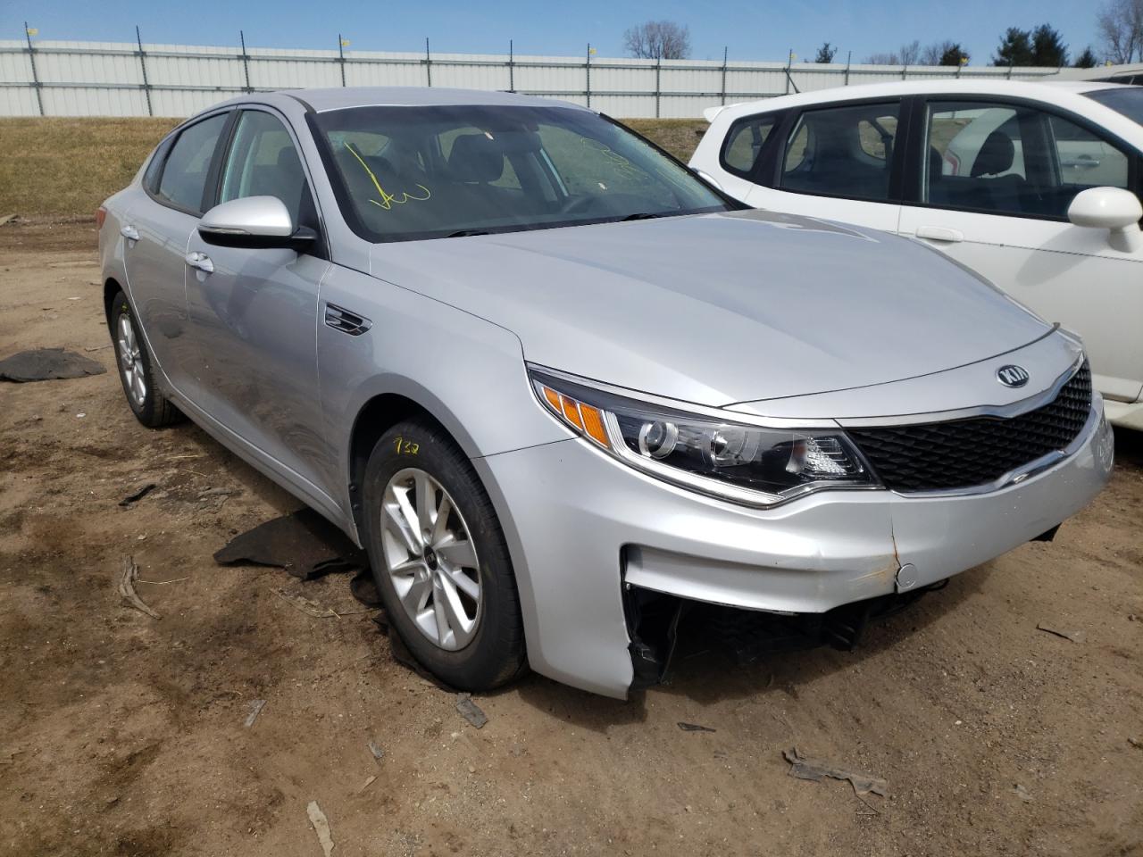 KIA OPTIMA LX 2017 with VIN KNAGT4L38H5155751 - Photo from auction