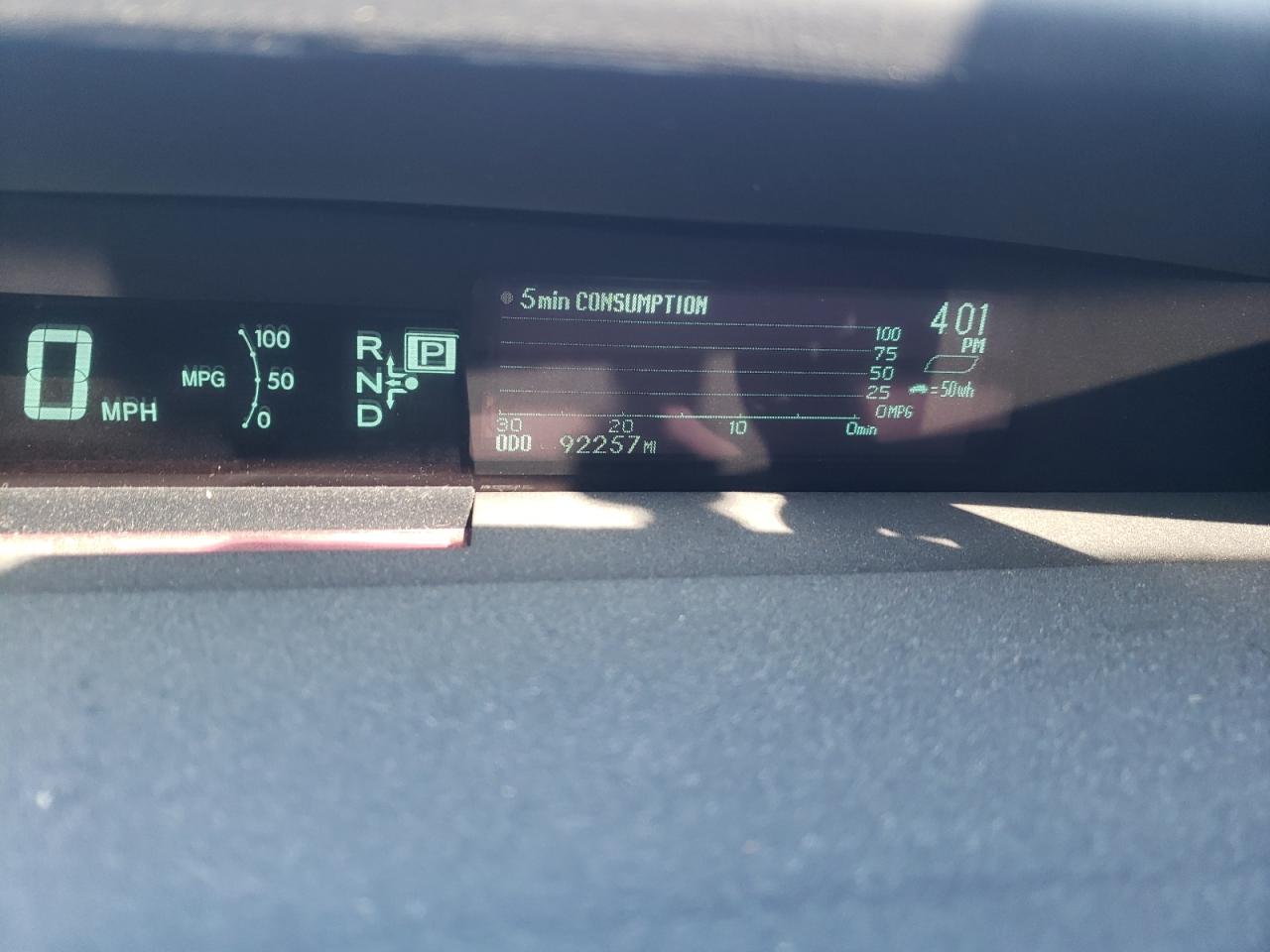 Photo 8 from auction – 2010 TOYOTA PRIUS with VIN JTDKN3DUXA0097315