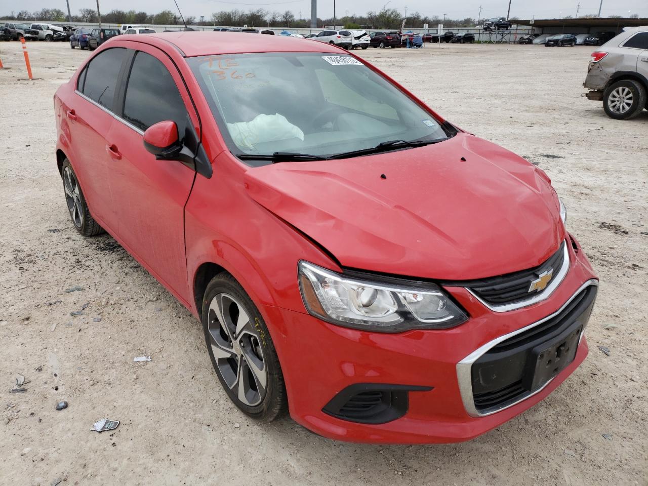 CHEVROLET SONIC PREM 2018 with VIN 1G1JF5SB2J4105012 - Photo from auction